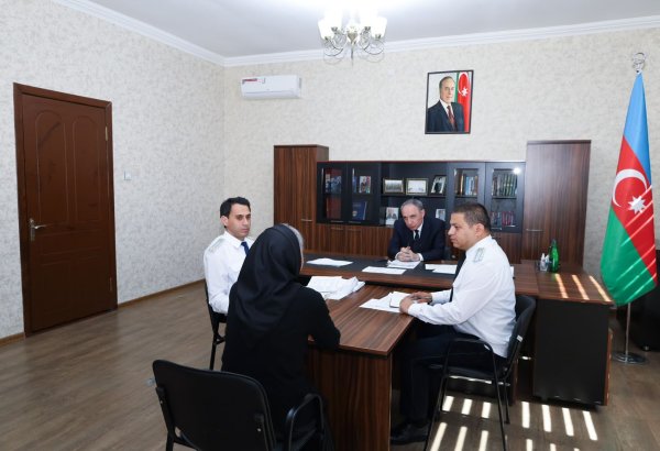 Baş Prokuror Gədəbəydə vətəndaş qəbulu keçirib