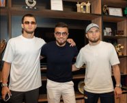 Həbib Nurməhəmmədov və İslam Maxaçev “Qarabağ”ın bazasında olublar (FOTO)