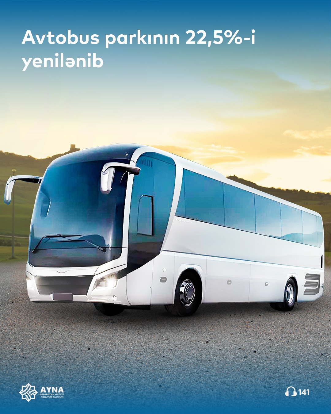 Sərnişindaşımaya 67 yeni və müasir avtobus cəlb olunub - AYNA