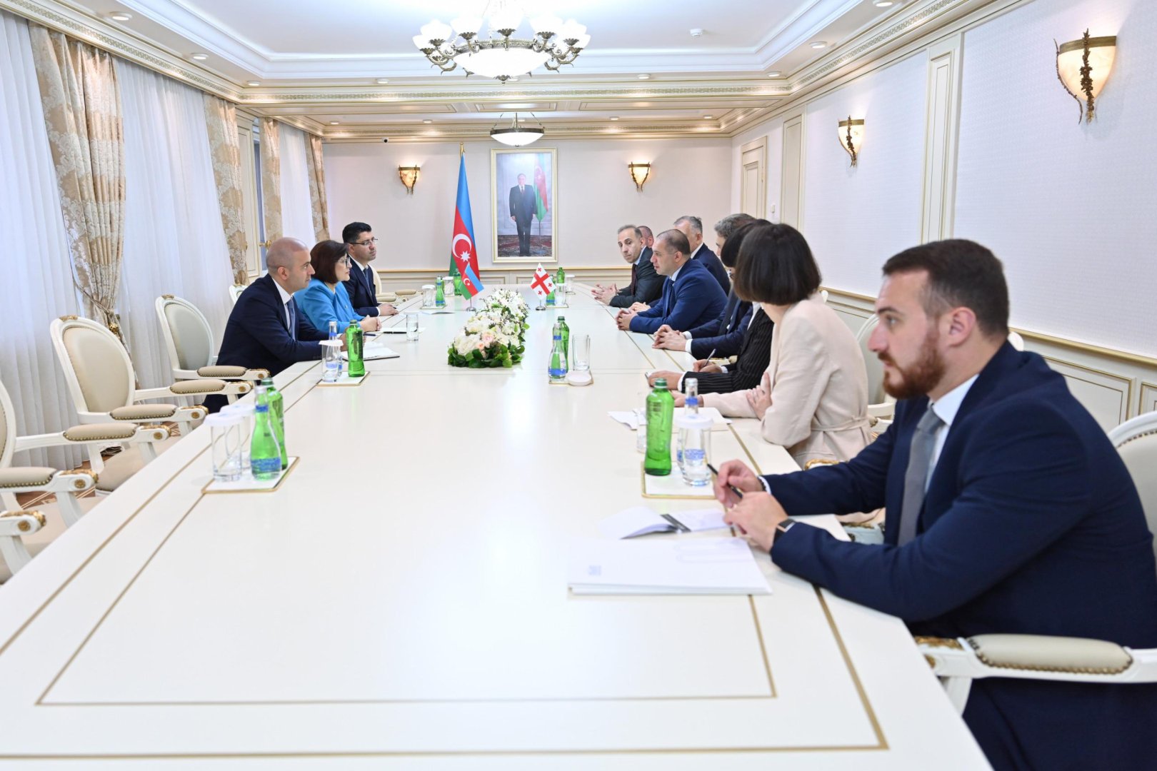 Azərbaycan-Gürcüstan əlaqələrinin strateji tərəfdaşlıq səviyyəsinə yüksəlməsi müzakirə edilib (FOTO)
