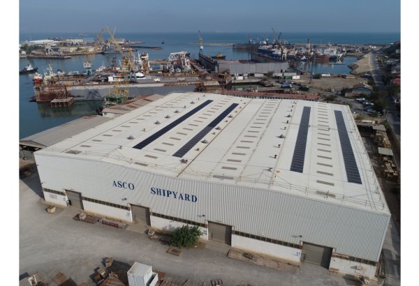 "Bibiheybət" Gəmi Təmiri Zavodunda quraşdırılmış günəş panelləri vasitəsilə 66 min kilovat-saatdan çox enerji hasil edilib