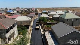 Binə qəsəbəsində küçə təmir olunur (FOTO/VİDEO)