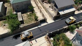 Binə qəsəbəsində küçə təmir olunur (FOTO/VİDEO)