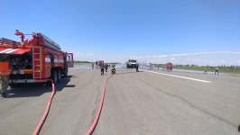 FHN Lənkəran Beynəlxalq Hava Limanında təlim keçirib (FOTO)