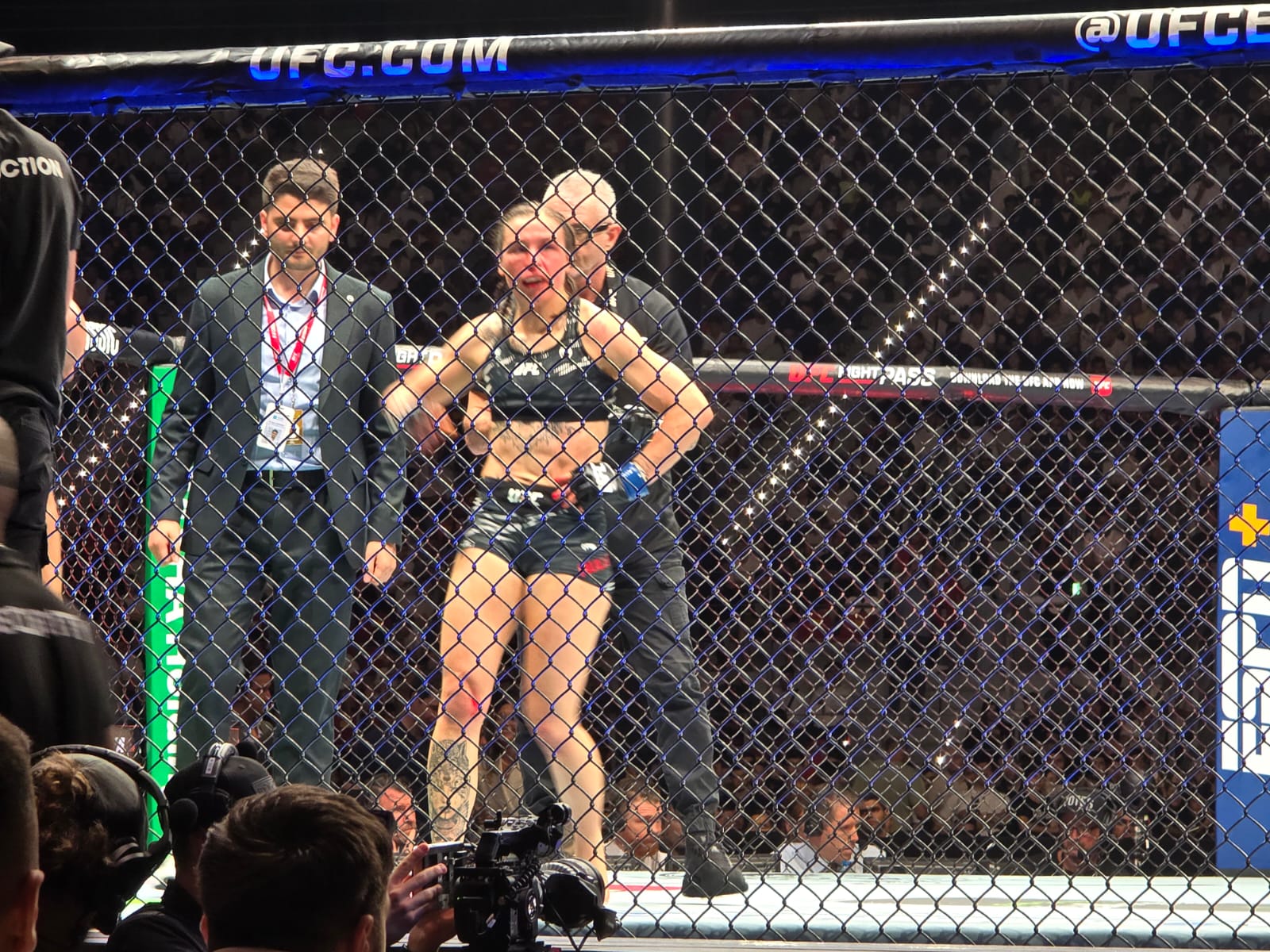 UFC Fight Night: Rusiyalı döyüşçü qələbə qazanıb (FOTO)