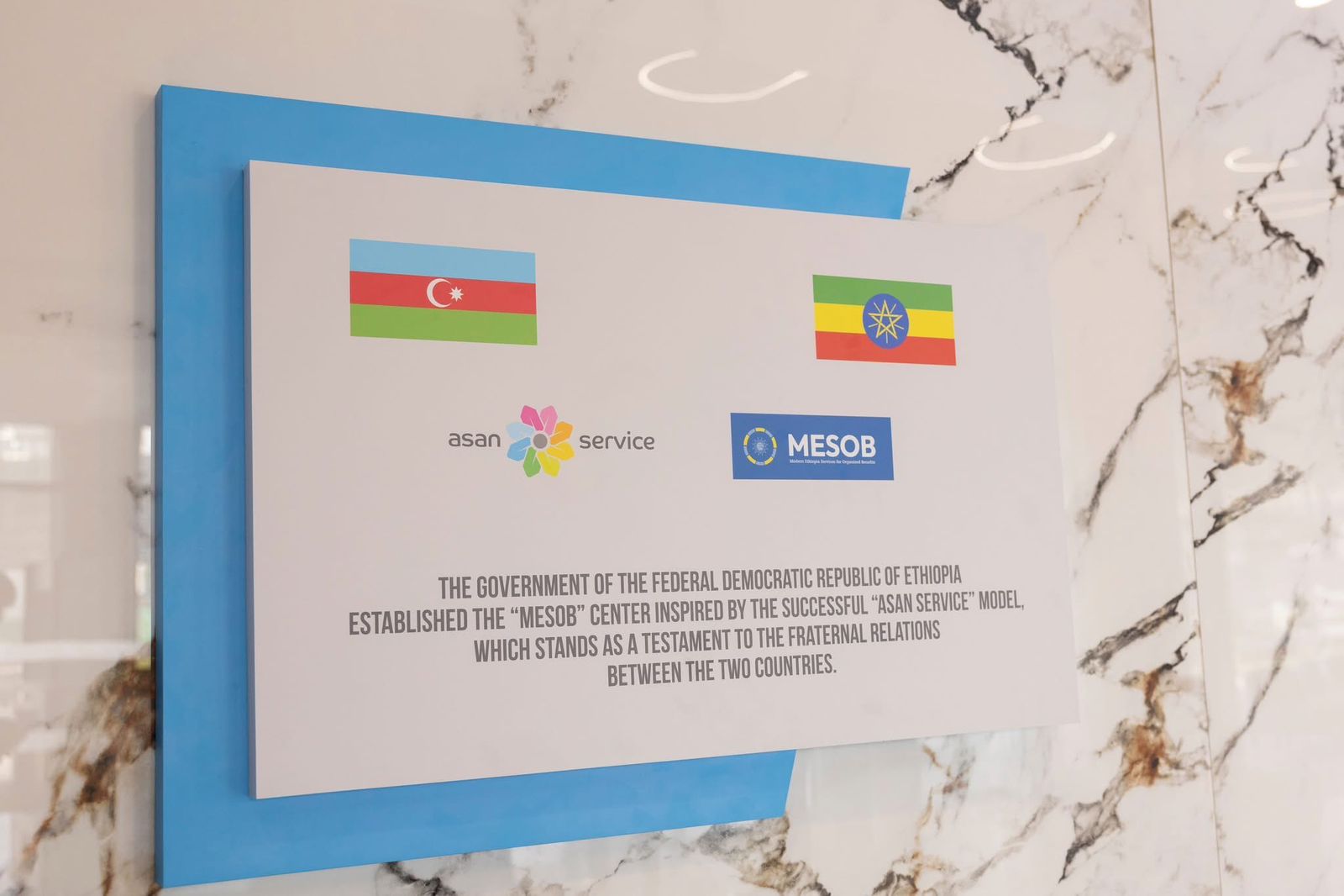 Efiopiyada  "ASAN xidmət" mərkəzi açılıb (FOTO)