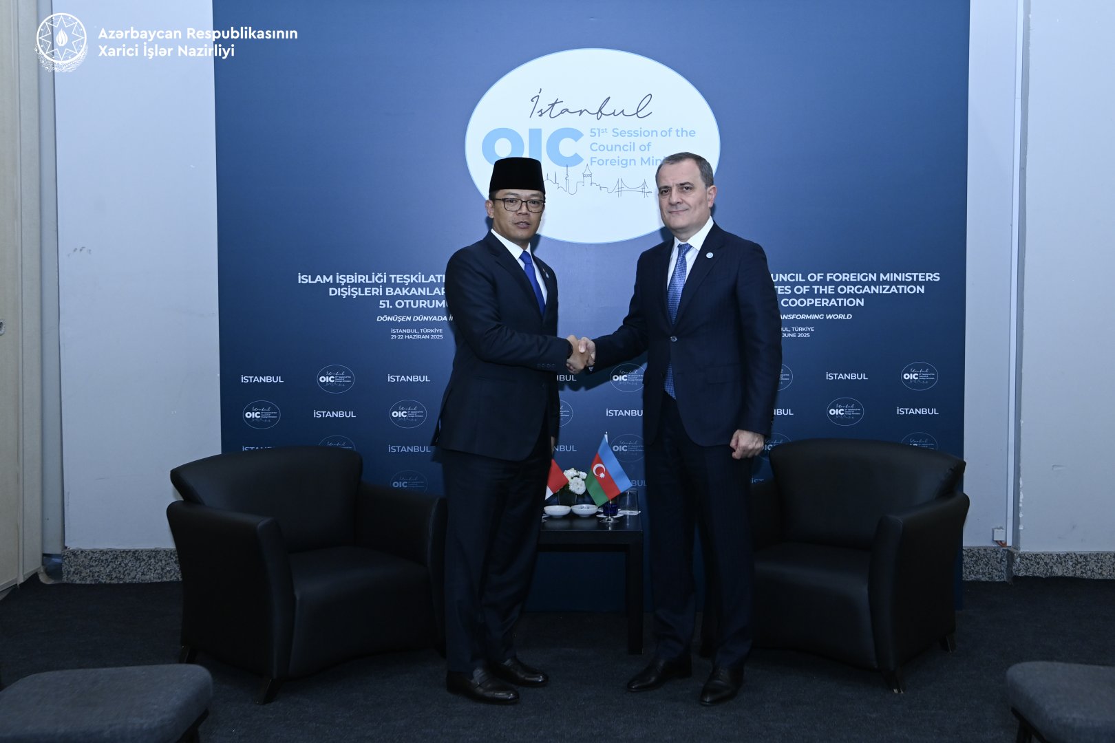 Azərbaycan ilə İndoneziya arasında əməkdaşlıq gündəliyinin aktual məsələləri müzakirə olunub (FOTO)