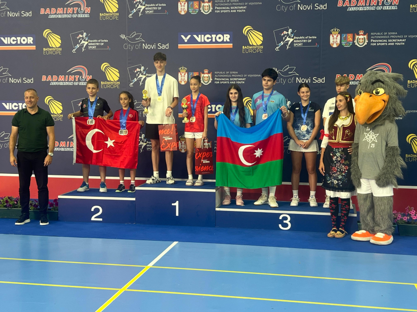 Azərbaycanın yeniyetmə badmintonçuları “Serbian Youth International – Novi Sad 2025” turnirində qızıl və bürünc medal qazanıblar (FOTO)