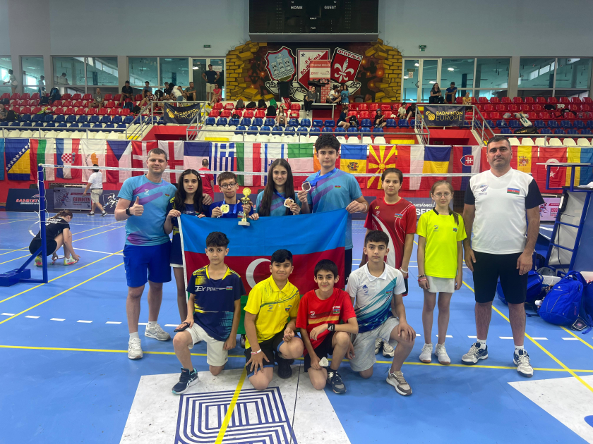 Azərbaycanın yeniyetmə badmintonçuları “Serbian Youth International – Novi Sad 2025” turnirində qızıl və bürünc medal qazanıblar (FOTO)