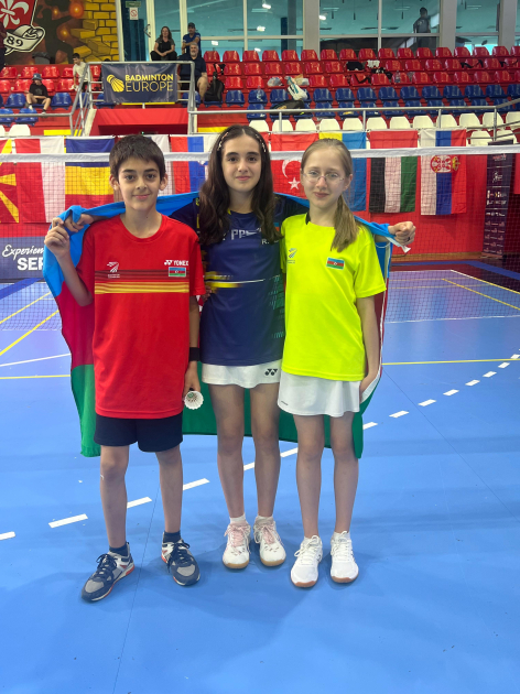 Azərbaycanın yeniyetmə badmintonçuları “Serbian Youth International – Novi Sad 2025” turnirində qızıl və bürünc medal qazanıblar (FOTO)