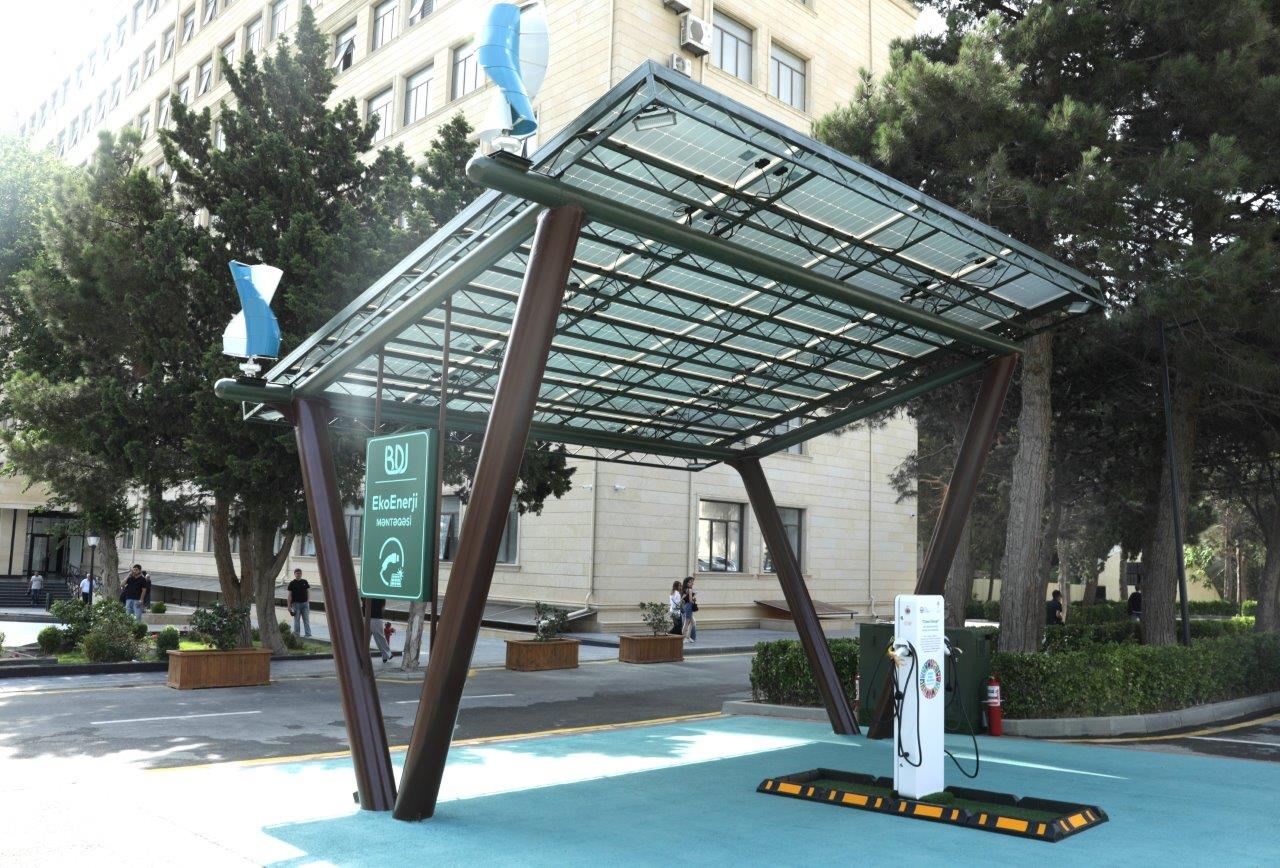 KOBİA-nın ayırdığı qrant hesabına BDU-da “EkoEnerji” məntəqəsi açılıb (FOTO)