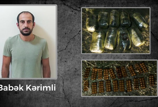 Polis Cəlilabadda13 kiloqram narkotik vasitə və həblər aşkarlayıb