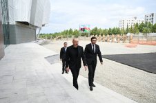 Prezident İlham Əliyev Yevlax Olimpiya İdman Kompleksində görülmüş işlərlə tanış olub (FOTO/VİDEO) (YENİLƏNİB)