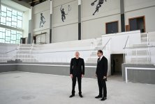 Prezident İlham Əliyev Yevlax Olimpiya İdman Kompleksində görülmüş işlərlə tanış olub (FOTO/VİDEO) (YENİLƏNİB)