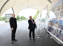 Prezident İlham Əliyev Bakı-Ələt-Qazax-Gürcüstan ilə dövlət sərhədi magistral yolunun Yevlax şəhərindən keçən hissəsində görülən işlərlə tanış olub (FOTO/VİDEO) (YENİLƏNİB)