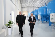 Prezident İlham Əliyev Yevlax şəhəri qumsüzgəc texnologiyalı sutəmizləyici qurğunun açılışında iştirak edib (FOTO/VİDEO) (YENİLƏNİB)