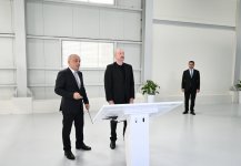 Prezident İlham Əliyev Yevlax şəhəri qumsüzgəc texnologiyalı sutəmizləyici qurğunun açılışında iştirak edib (FOTO/VİDEO) (YENİLƏNİB)