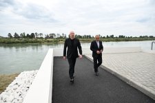 Prezident İlham Əliyev Yevlax şəhəri qumsüzgəc texnologiyalı sutəmizləyici qurğunun açılışında iştirak edib (FOTO/VİDEO) (YENİLƏNİB)