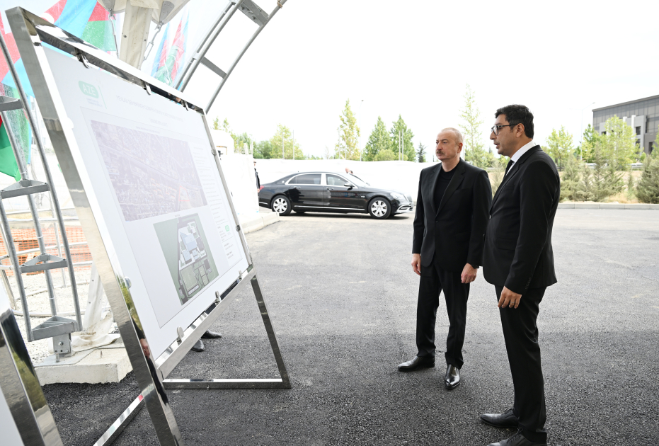 Prezident İlham Əliyev Yevlax Olimpiya İdman Kompleksində görülmüş işlərlə tanış olub (FOTO/VİDEO) (YENİLƏNİB)