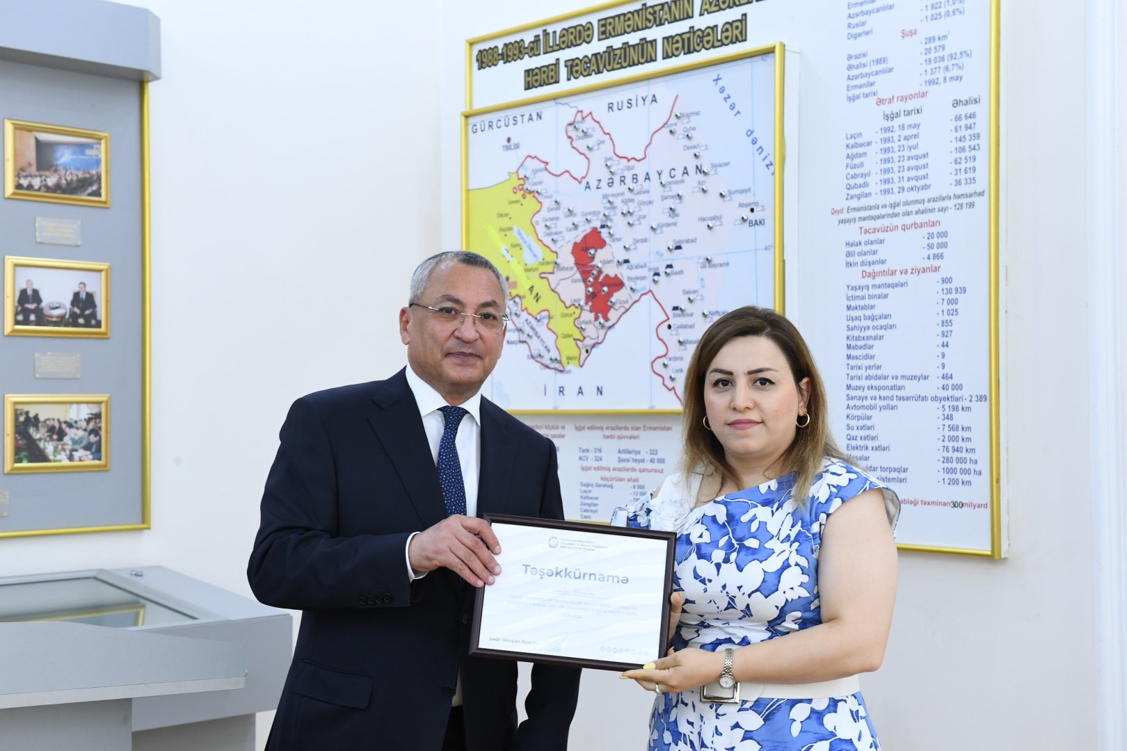 "Qaçqınkom"da dövlət qulluqçularının peşə bayramı gününə həsr olunmuş tədbir keçirilib (FOTO)
