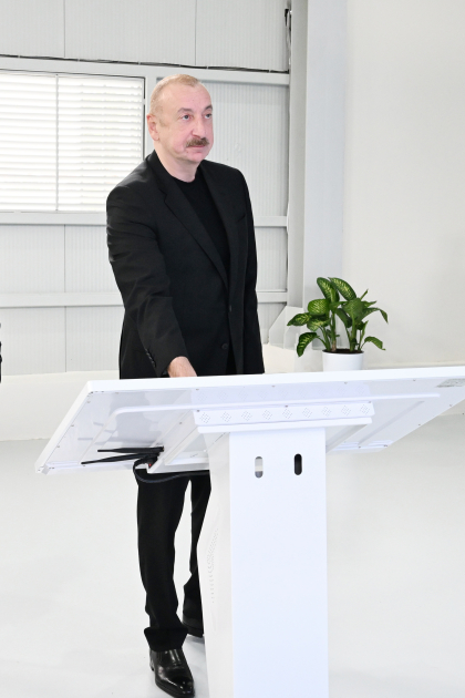 Prezident İlham Əliyev Yevlax şəhəri qumsüzgəc texnologiyalı sutəmizləyici qurğunun açılışında iştirak edib (FOTO/VİDEO) (YENİLƏNİB)