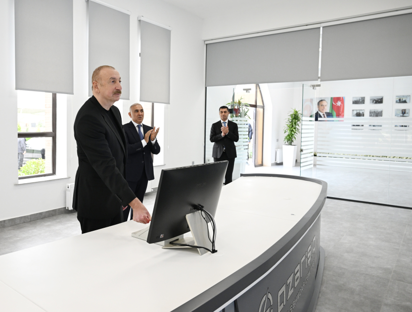 Prezident İlham Əliyev Yevlaxda Mərkəzi Aran Regional SCADA İdarəetmə Mərkəzinin açılışında iştirak edib (FOTO/VİDEO) (YENİLƏNİB)