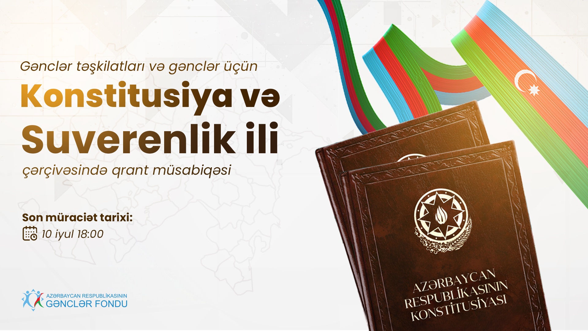 Gənclər Fondu “Konstitusiya və Suverenlik İli” çərçivəsində qrant müsabiqəsi elan edir