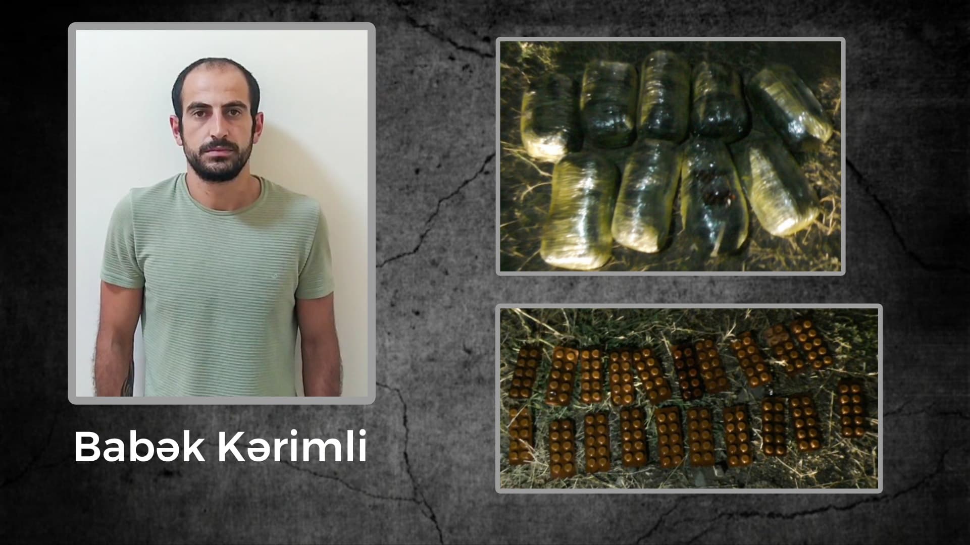 Polis Cəlilabadda13 kiloqram narkotik vasitə və həblər aşkarlayıb