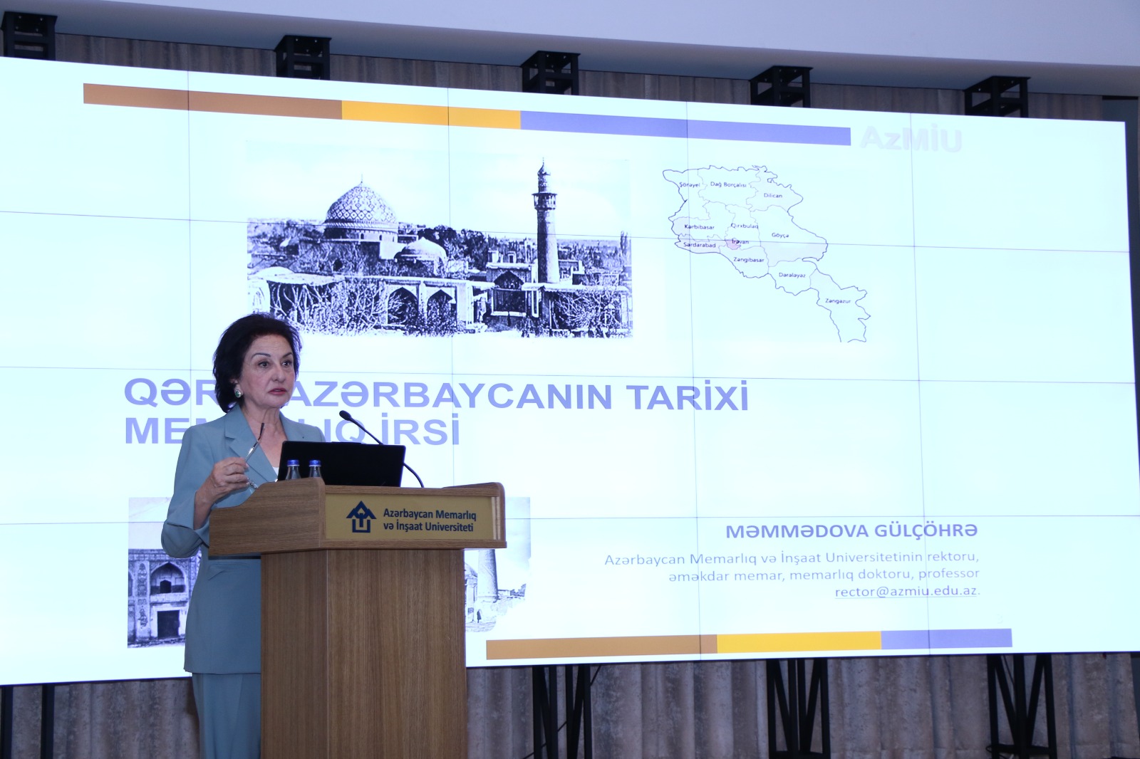 AzMİU-da beynəlxalq elmi konfrans: Dünya alimləri inşaatın müasir problemlərini müzakirə etdilər (FOTO)