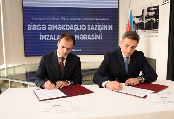 Azərbaycan Turizm Bürosu ilə ADY arasında əməkdaşlıq sazişi imzalanıb