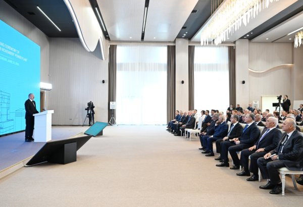 Prezident İlham Əliyev Mingəçevirdə “8 Noyabr” Elektrik Stansiyasının açılış mərasimində iştirak edib (YENİLƏNİB-4) (FOTO/VİDEO)