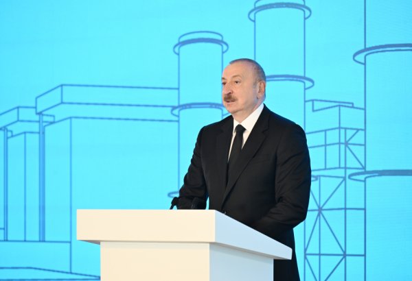 Prezident İlham Əliyev: Son 20 il ərzində biz Azərbaycanın energetika sistemini demək olar sıfırdan qurmuşuq (TAM NİTQ)