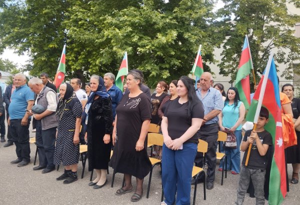 Həsənrizə köçən 40 ailəyə evlərinin açarları təqdim edildi (YENİLƏNİB) (FOTO)