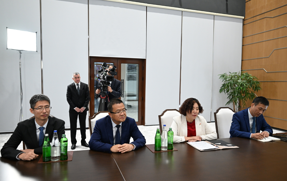 Prezident İlham Əliyev Mingəçevirdə Çinin "Dongfang Electric İnternational Corporation" Şirkətinin İdarə Heyətinin sədrini qəbul edib (FOTO)