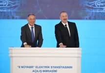 Prezident İlham Əliyev Mingəçevirdə “8 Noyabr” Elektrik Stansiyasının açılış mərasimində iştirak edib (YENİLƏNİB-3) (FOTO/VİDEO)