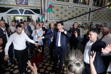 Xaçmazda Vətən müharibəsinin şəhidi Elşən Ağasiyevin qardaşının toy məclisi keçirilib (FOTO)