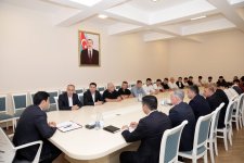 "Şimal" futbol klubunun üzvləri ilə görüş keçirilib (FOTO)