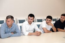 "Şimal" futbol klubunun üzvləri ilə görüş keçirilib (FOTO)