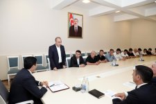 "Şimal" futbol klubunun üzvləri ilə görüş keçirilib (FOTO)