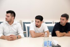 "Şimal" futbol klubunun üzvləri ilə görüş keçirilib (FOTO)