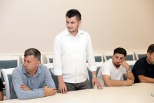 "Şimal" futbol klubunun üzvləri ilə görüş keçirilib (FOTO)