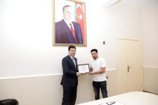"Şimal" futbol klubunun üzvləri ilə görüş keçirilib (FOTO)