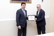 "Şimal" futbol klubunun üzvləri ilə görüş keçirilib (FOTO)