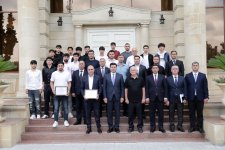 "Şimal" futbol klubunun üzvləri ilə görüş keçirilib (FOTO)