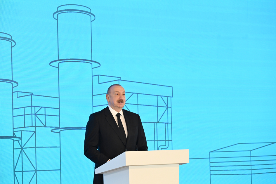 Prezident İlham Əliyev Mingəçevirdə “8 Noyabr” Elektrik Stansiyasının açılış mərasimində iştirak edib (YENİLƏNİB-3) (FOTO/VİDEO)