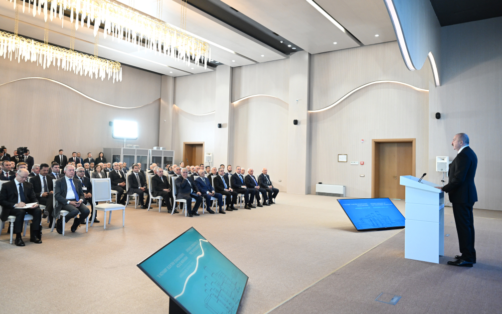 Prezident İlham Əliyev Mingəçevirdə “8 Noyabr” Elektrik Stansiyasının açılış mərasimində iştirak edib (YENİLƏNİB-3) (FOTO/VİDEO)