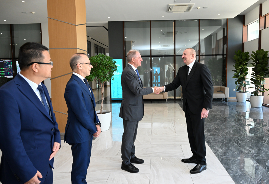 Prezident İlham Əliyev Mingəçevirdə “8 Noyabr” Elektrik Stansiyasının açılış mərasimində iştirak edib (YENİLƏNİB-3) (FOTO/VİDEO)