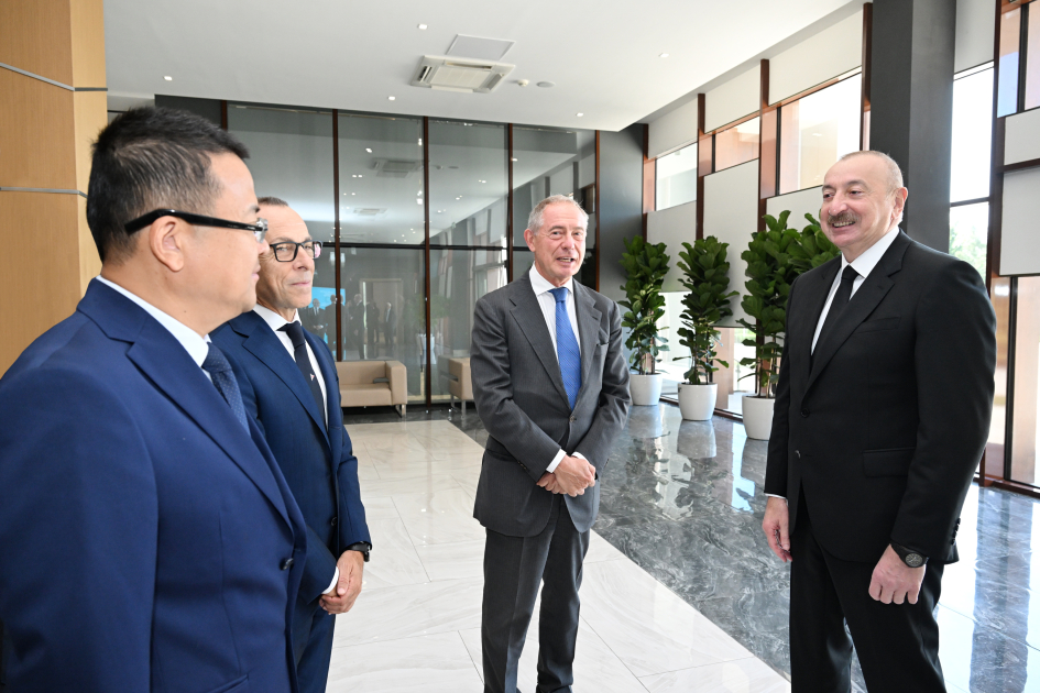 Prezident İlham Əliyev Mingəçevirdə “8 Noyabr” Elektrik Stansiyasının açılış mərasimində iştirak edib (YENİLƏNİB-3) (FOTO/VİDEO)