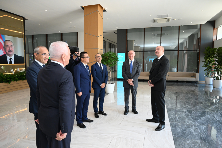 Prezident İlham Əliyev Mingəçevirdə “8 Noyabr” Elektrik Stansiyasının açılış mərasimində iştirak edib (YENİLƏNİB-3) (FOTO/VİDEO)