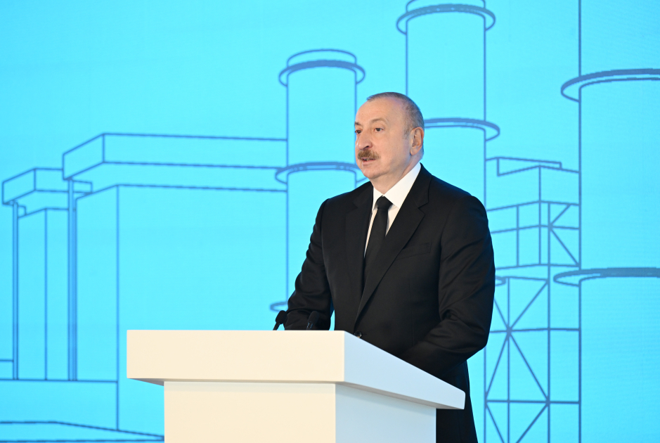 Prezident İlham Əliyev Mingəçevirdə “8 Noyabr” Elektrik Stansiyasının açılış mərasimində iştirak edib (YENİLƏNİB-3) (FOTO/VİDEO)